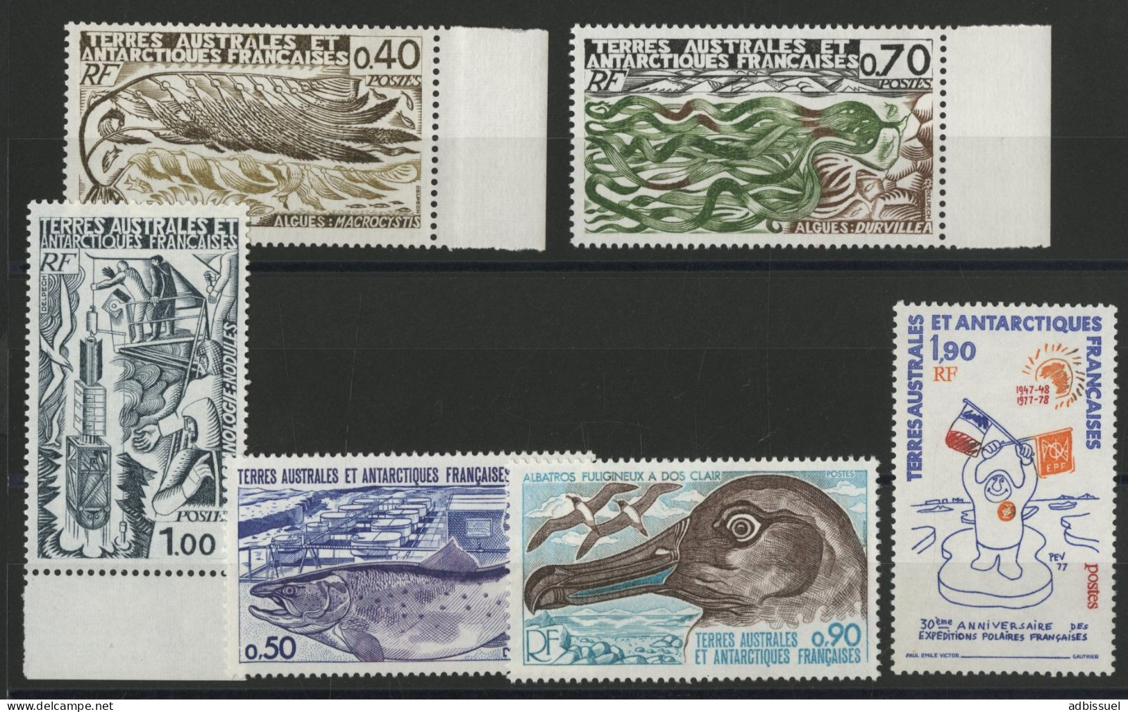 TAAF N° 68 + 69 + 70 + 71 + 72 + 73 Neufs ** (MNH) Qualité TB - Nuevos