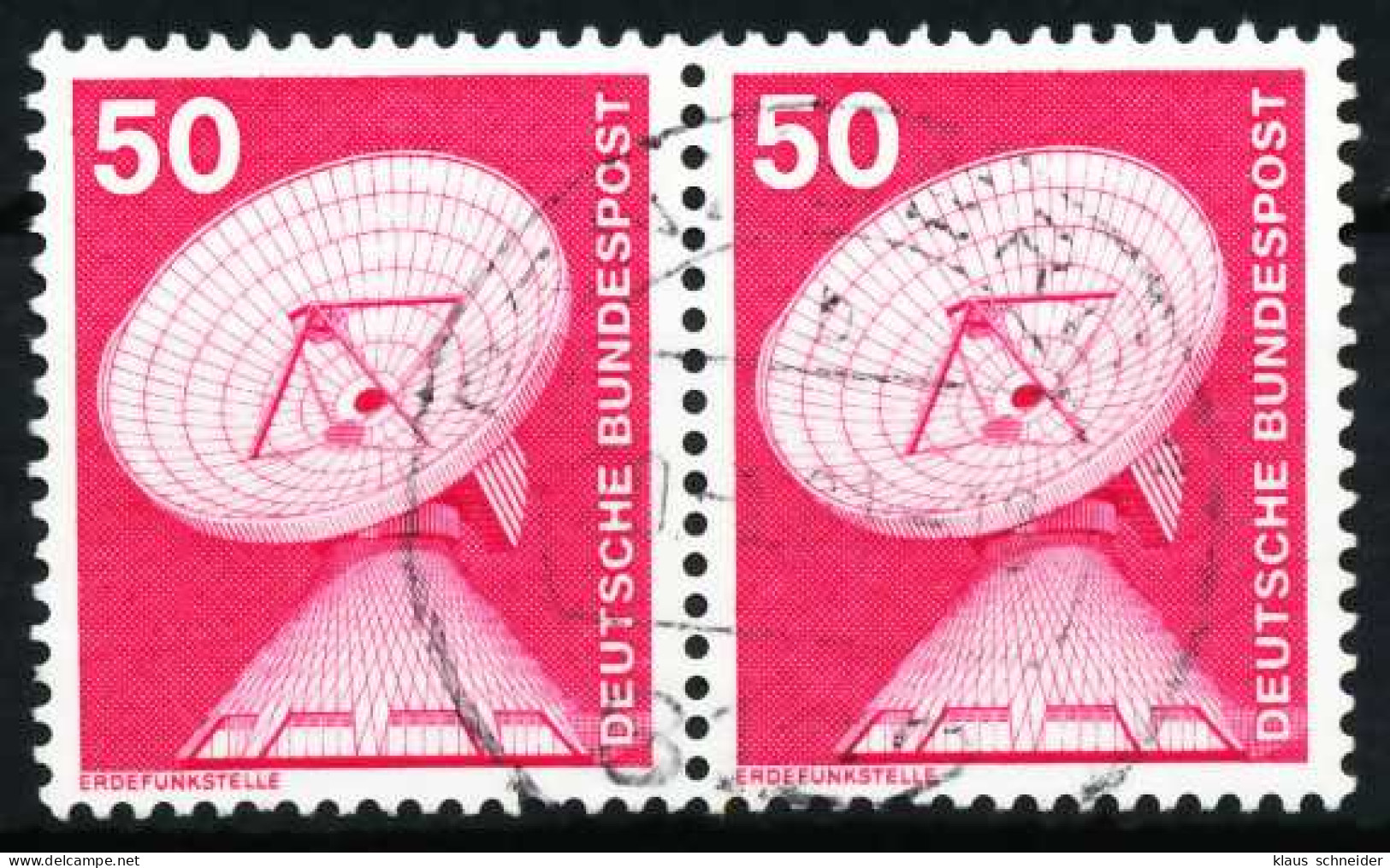 BRD DS INDUSTRIE U. TECHNIK Nr 851 Gestempelt WAAGR PAAR X66812A - Used Stamps