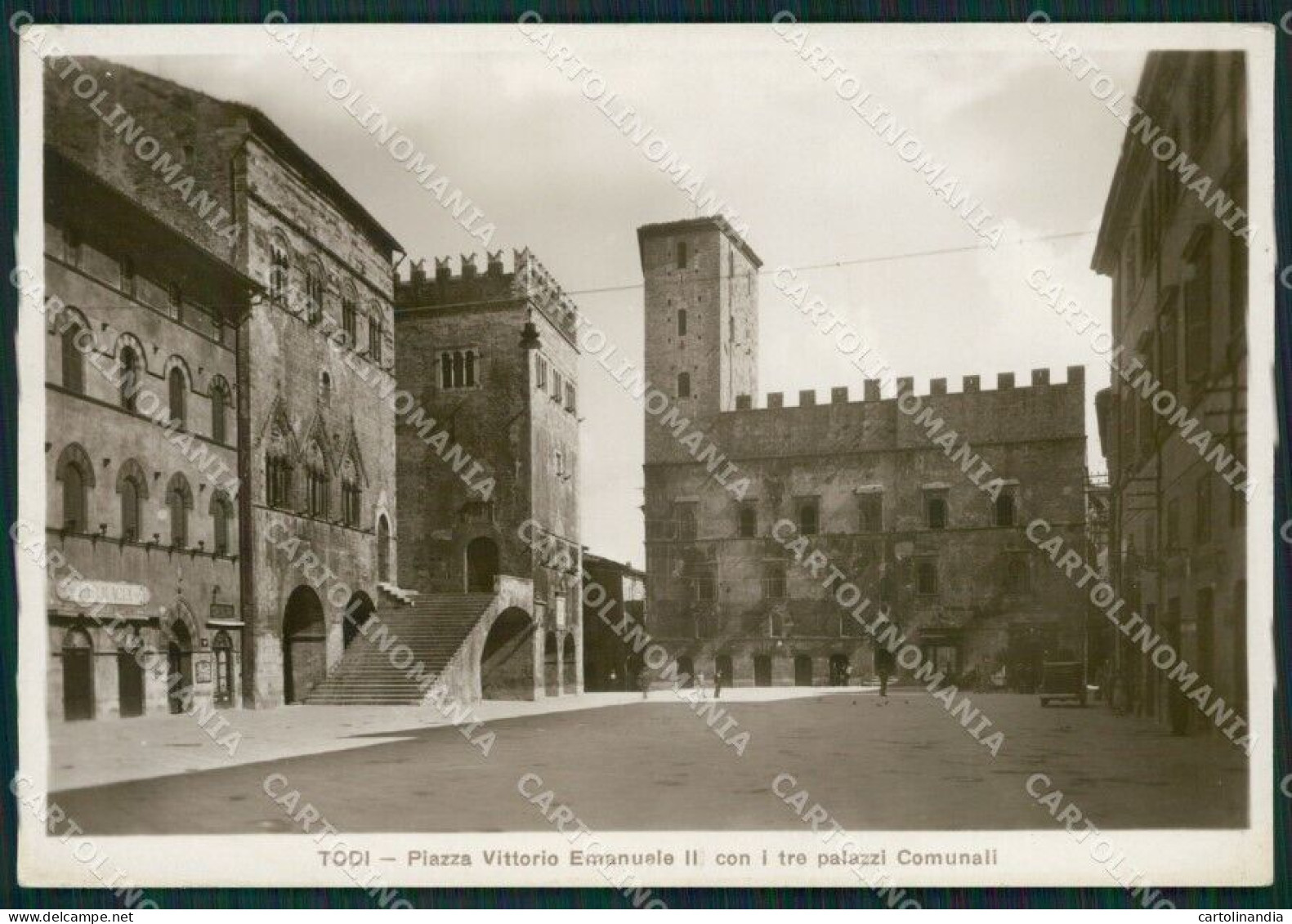 Perugia Todi Comune PIEGHINA Foto FG Cartolina ZKM7433 - Perugia