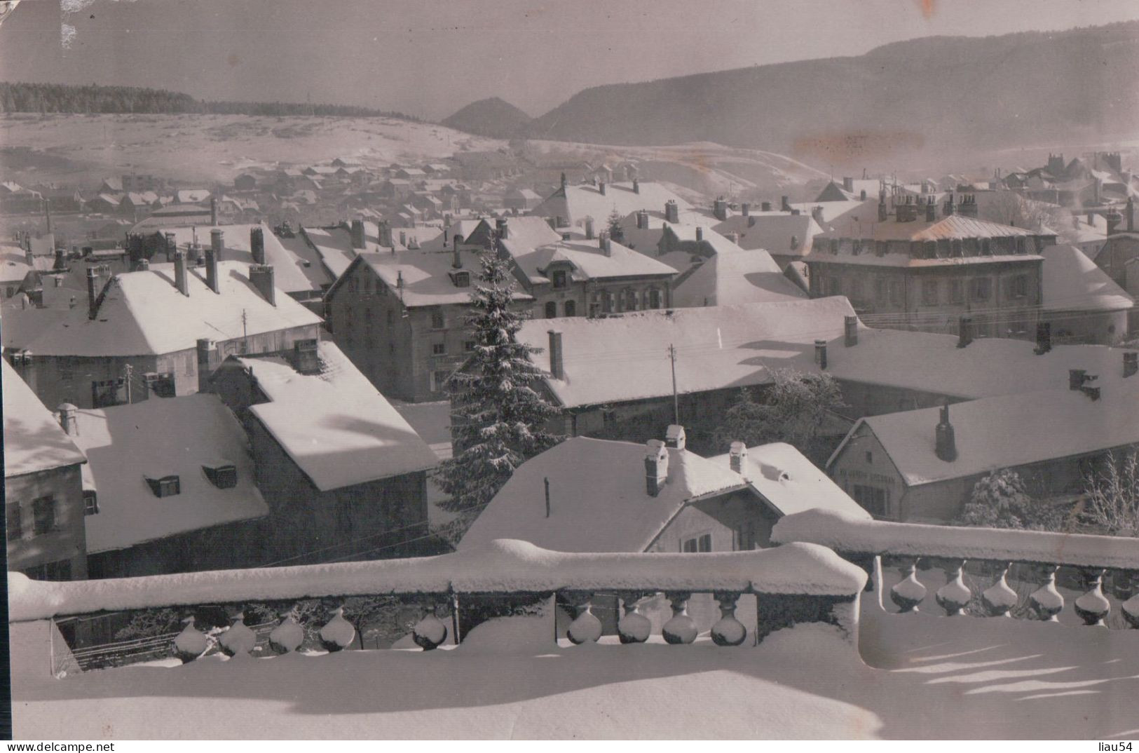 Pontarlier Sous La Neige (1952) - Pontarlier