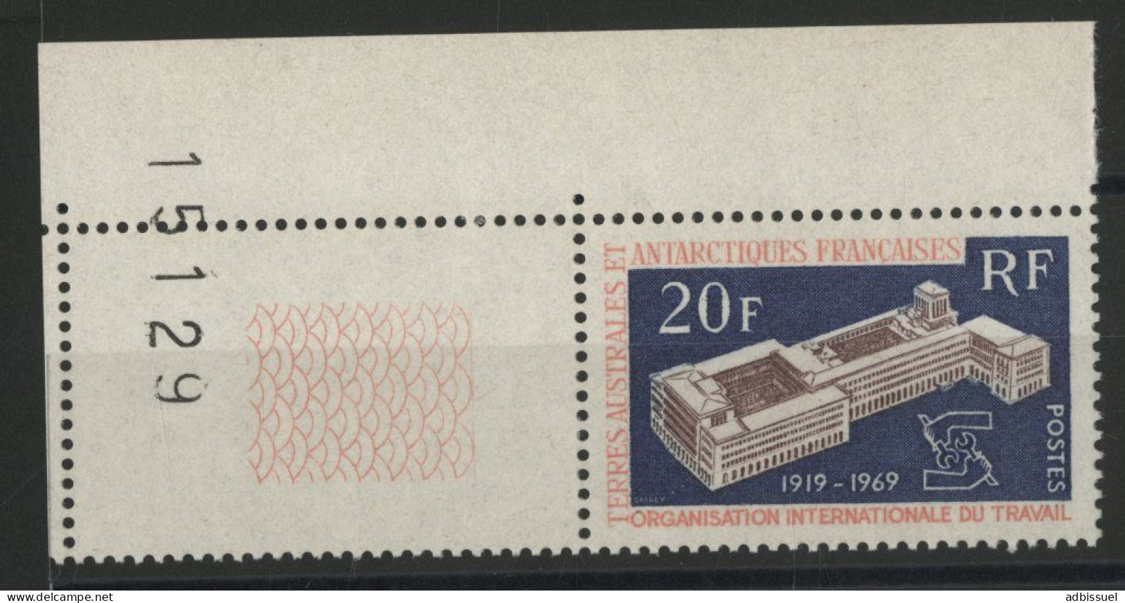 TAAF N° 32 Cote 28 € Neuf ** (MNH) "Organisation Internationale Du Travail" Qualité TB - Ungebraucht