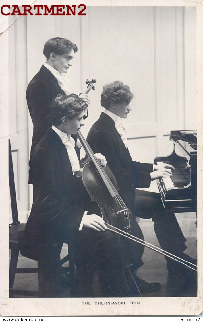 RARE : THE CHERNIAVSKI TRIO CHERNIAVSKY MUSICIENS MUSIQUE MUSIC VILONISTE PIANIO PIANISTE SPECTACLE - Music And Musicians