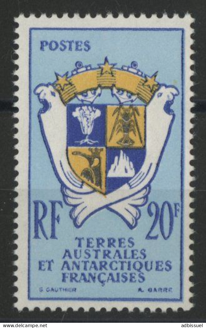 TAAF N° 15 "Armoiries" Cote 33 € Neuf ** (MNH) Qualité TB - Unused Stamps