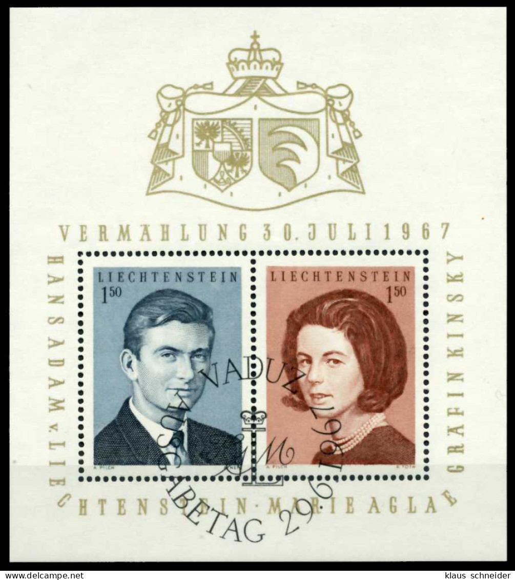 LIECHTENSTEIN BLOCK KLEINBOGEN Block 7 ESST SB42CCA - Bloques & Hojas