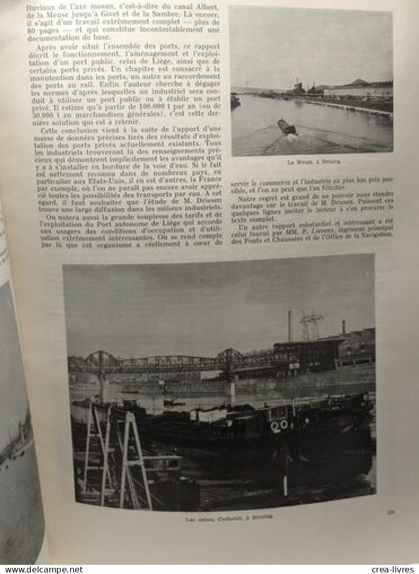Journées De La Navigation Mosane Liège 30 Avril - 2 Mai 1954 / Revue De La Navigation Intérieure Et Rhénane - Reisen
