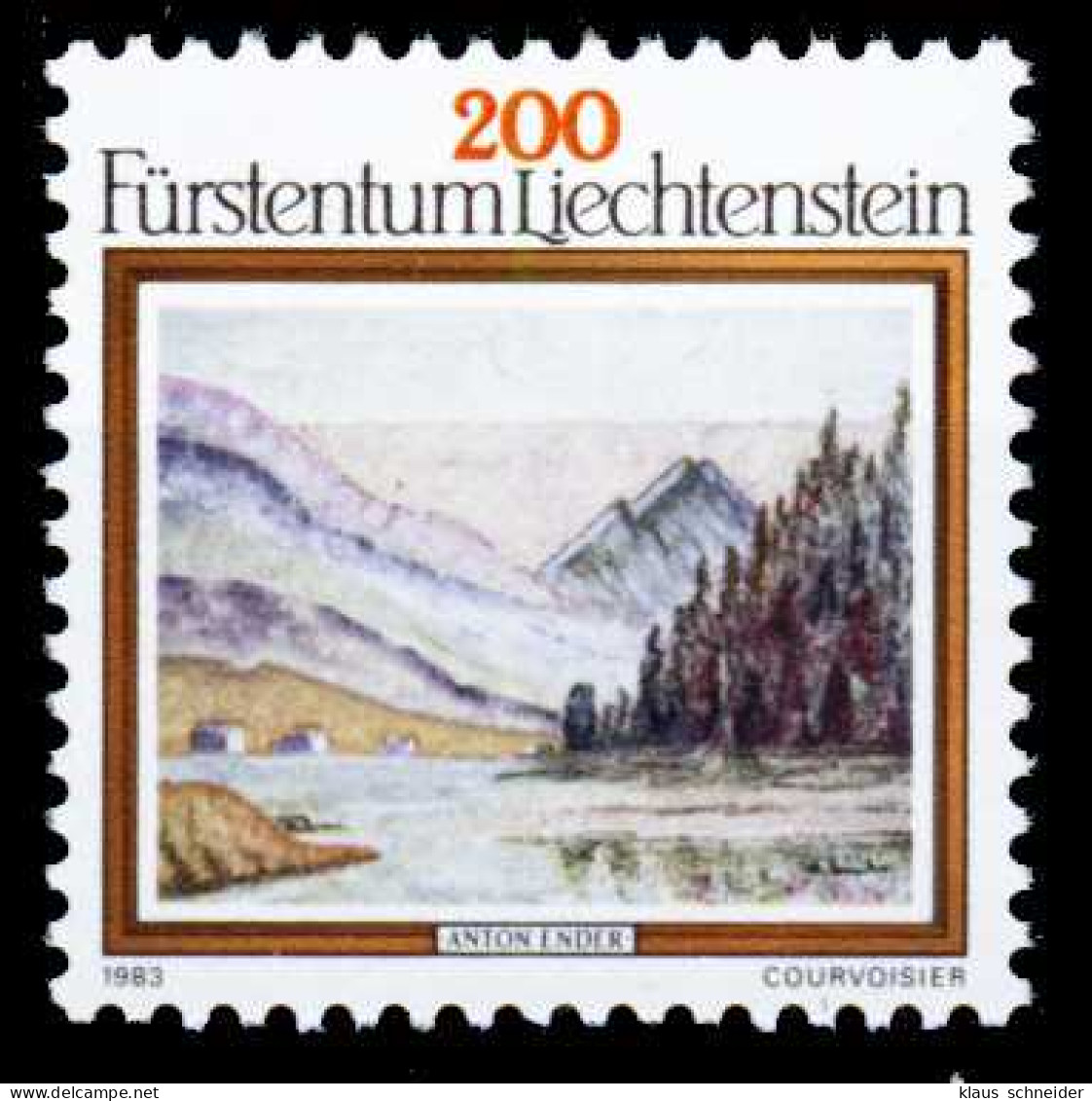 LIECHTENSTEIN 1983 Nr 823 Postfrisch SB46452 - Unused Stamps