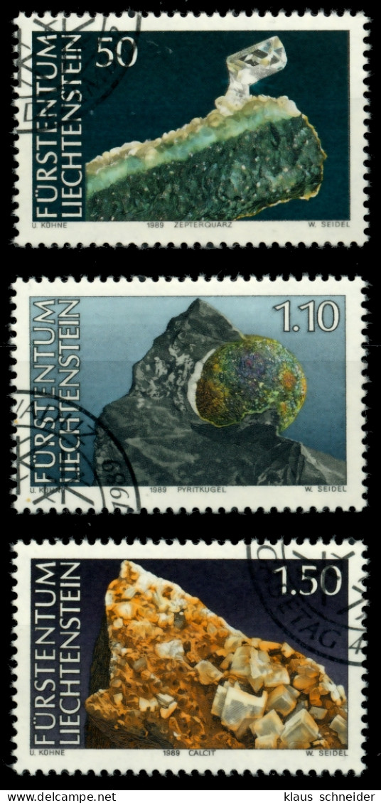 LIECHTENSTEIN 1989 Nr 981-983 Gestempelt SB49D7E - Used Stamps