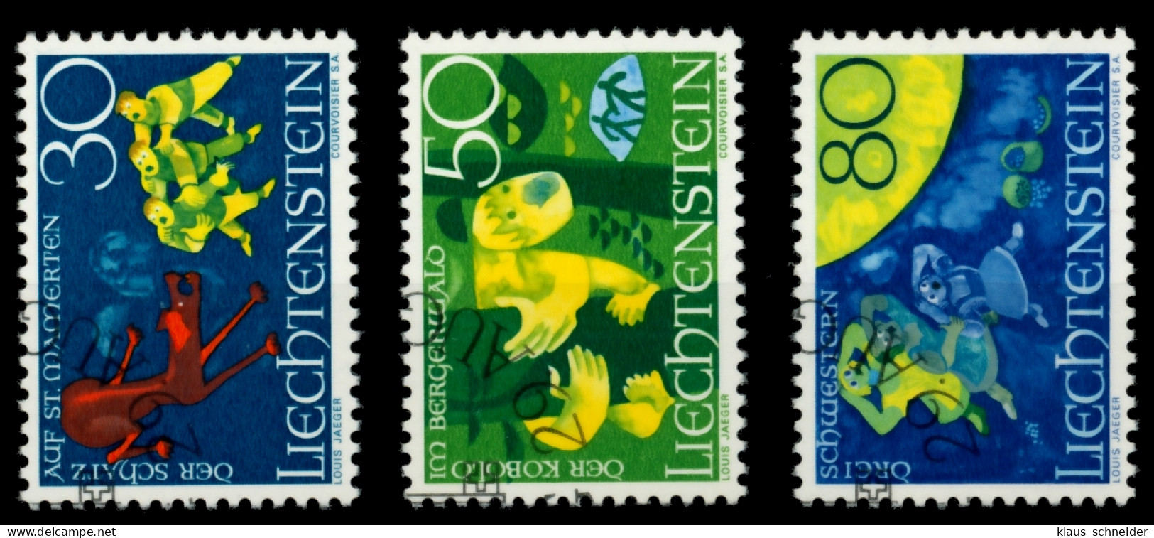 LIECHTENSTEIN 1968 Nr 497-499 Gestempelt SB4DD82 - Gebruikt