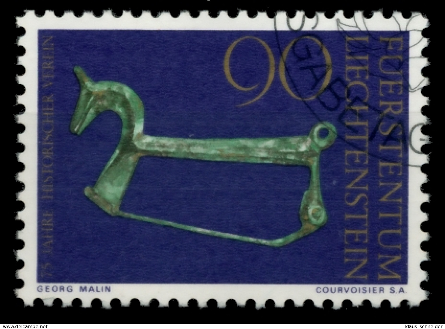 LIECHTENSTEIN 1976 Nr 648 Gestempelt SB4E092 - Gebraucht