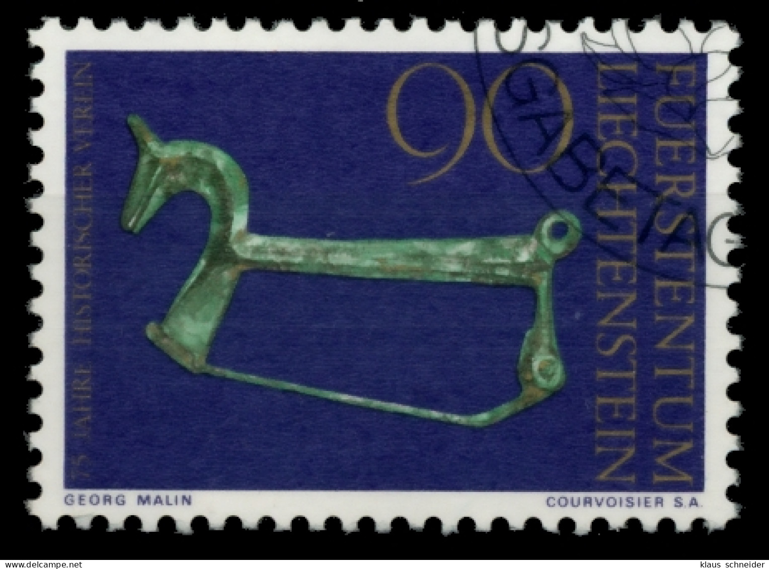 LIECHTENSTEIN 1976 Nr 648 Gestempelt SB4E092 - Used Stamps