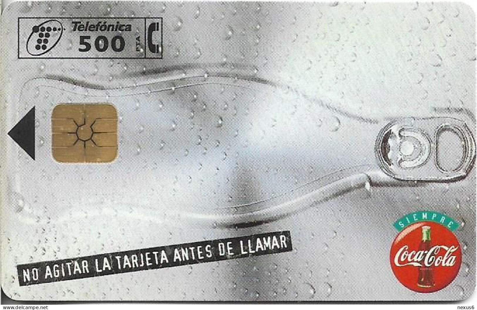 Spain - Telefonica - Coca Cola Bottles - P-287 - 09.1997, 500PTA, 24.850ex, Mint - Emisiones Privadas