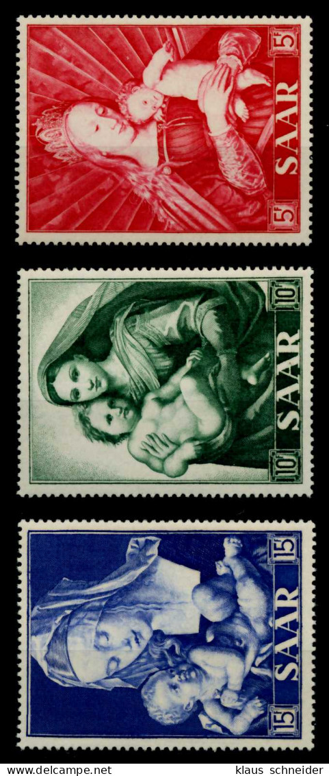 SAARLAND 1954 Nr 351-353 Postfrisch X708456 - Ongebruikt
