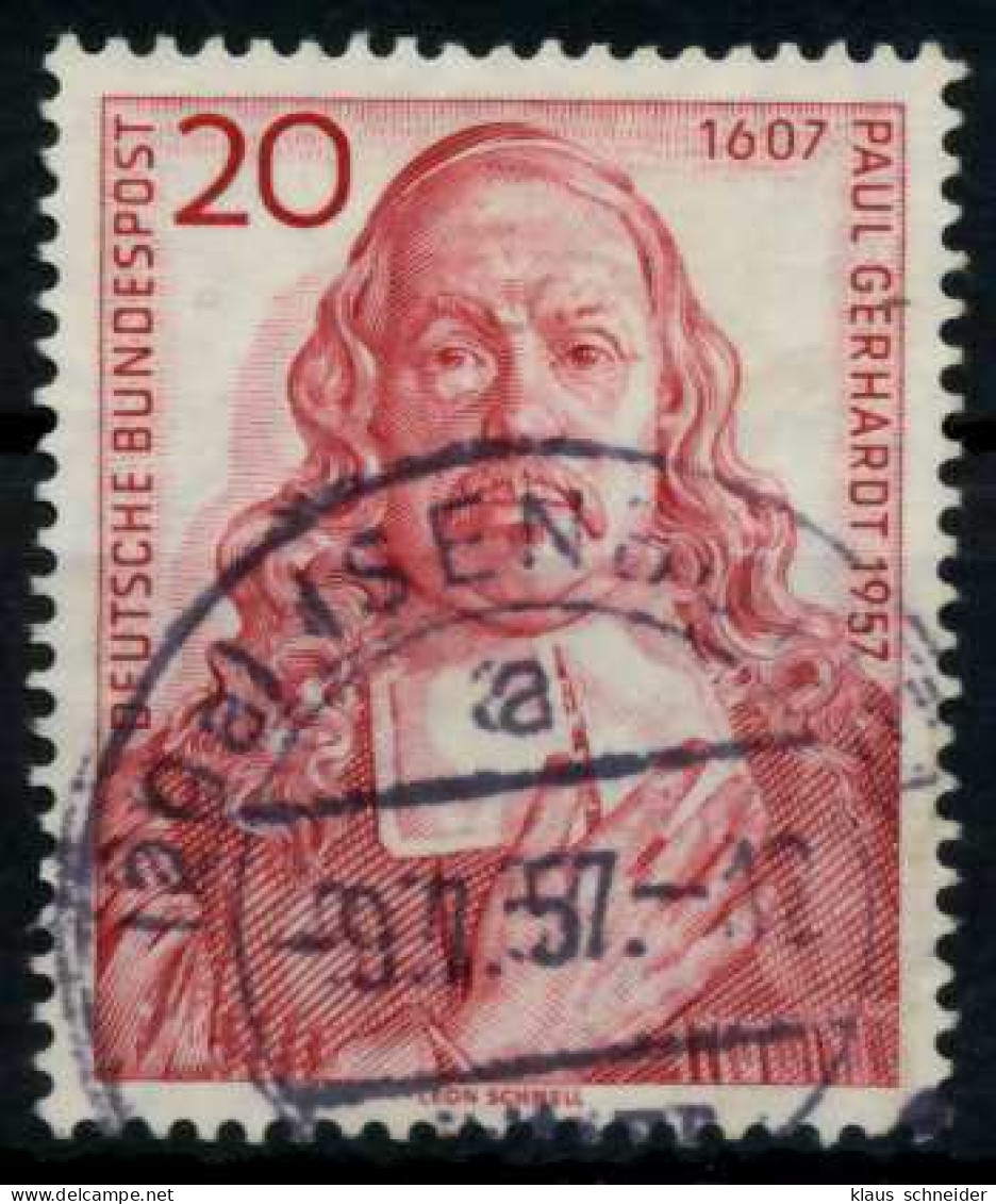 BRD 1957 Nr 253 Zentrisch Gestempelt X77A572 - Used Stamps