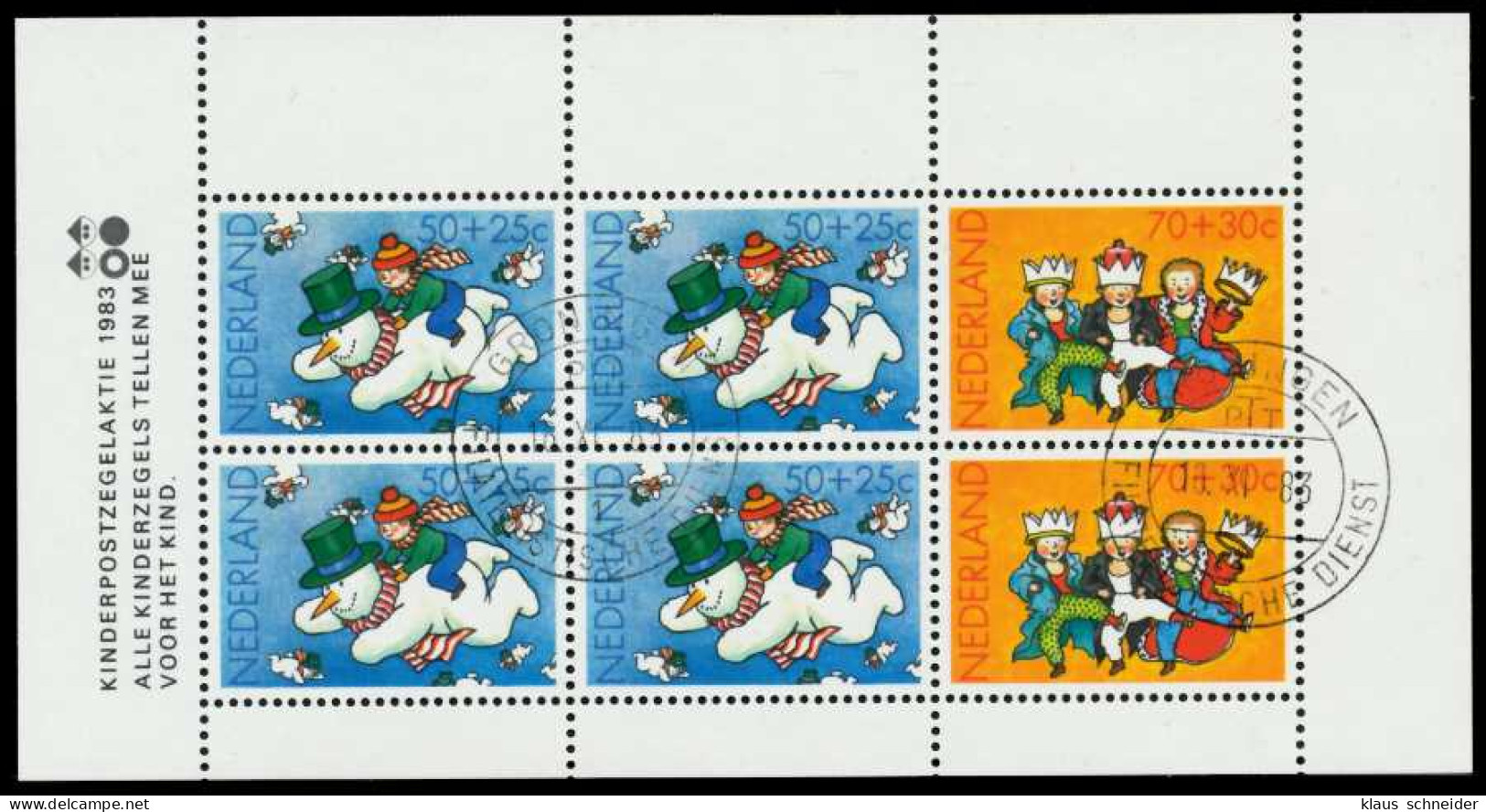 NIEDERLANDE Block 25 Zentrisch Gestempelt S007542 - Blocks & Sheetlets