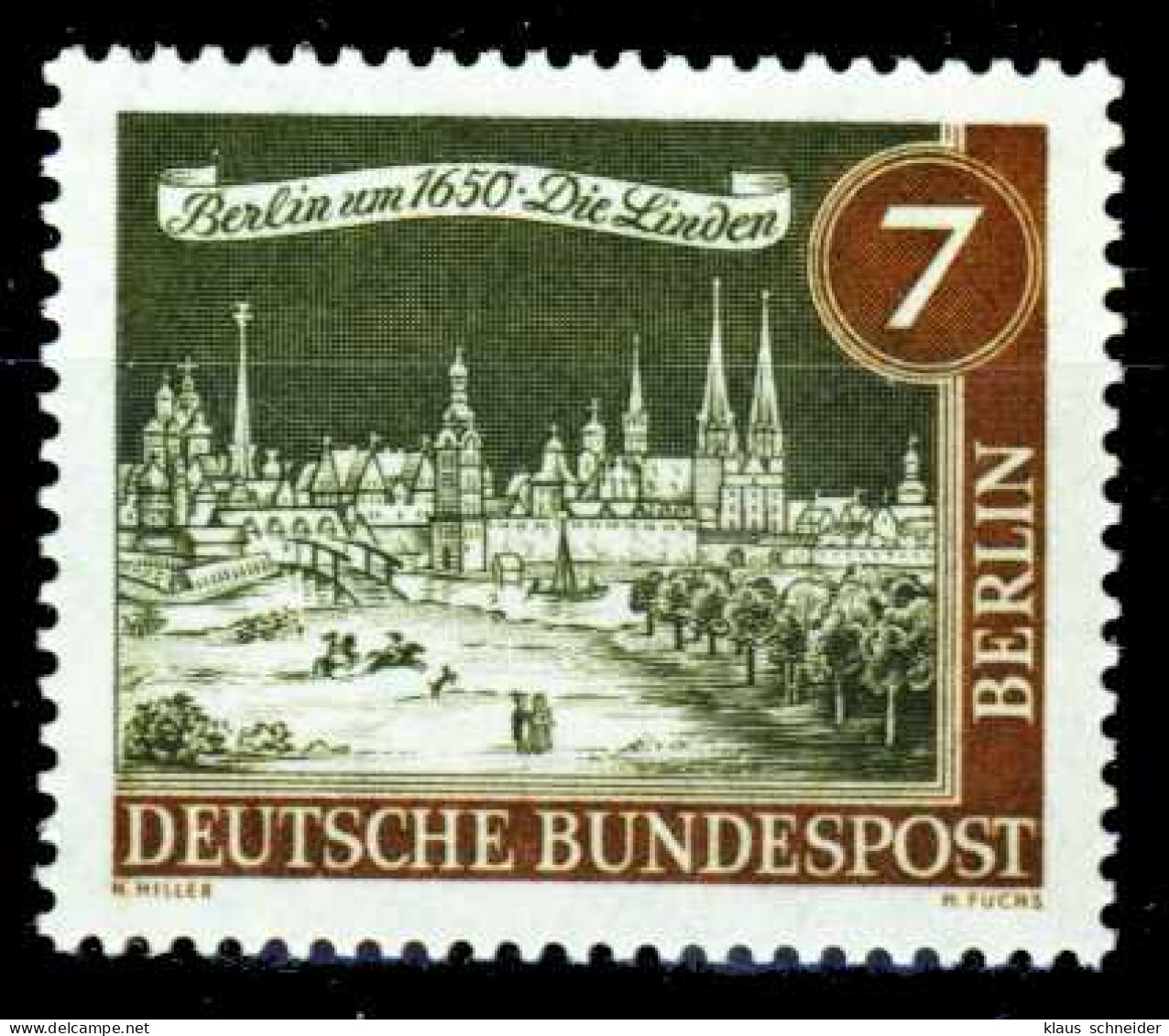 BERLIN 1962 Nr 218 Postfrisch S594D2A - Unused Stamps