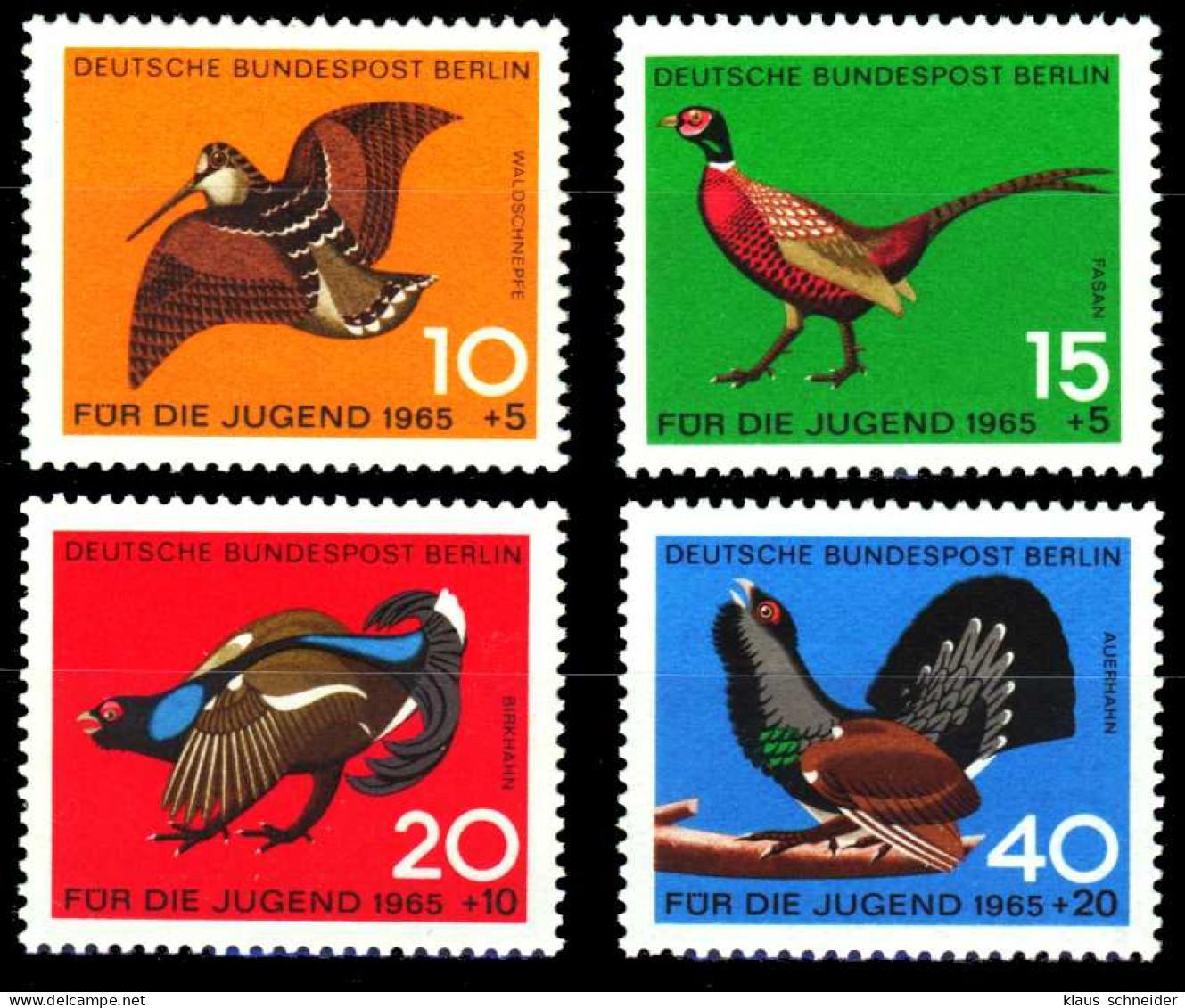 BERLIN 1965 Nr 250-253 Postfrisch S594EEE - Unused Stamps
