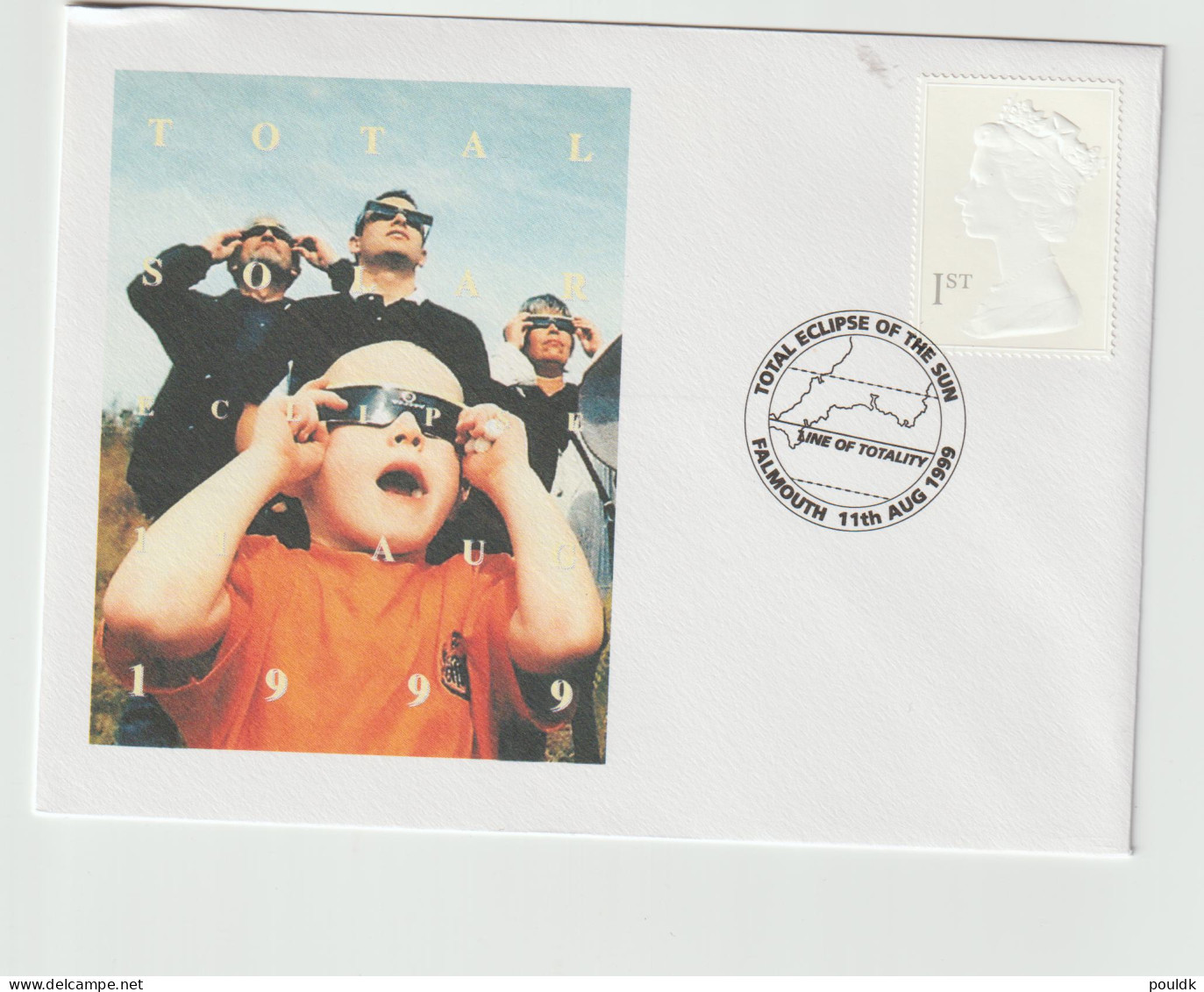 Solar Eclipse 1999 - Commemorative Cover From Great Britain 11.8.1999. Postal Weight 0,04 Kg. Please Read Sales - Natuur