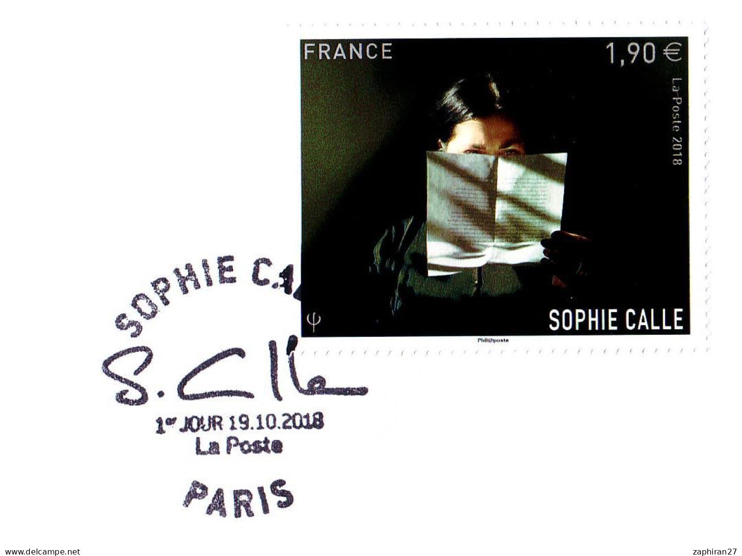 ARTS PLASTIQUES / SOPHIE CALLE / PLASTICIENNE PHOTOGRAPHE FEMME DE LETTRE (19-10-2018)  #648# - Andere & Zonder Classificatie