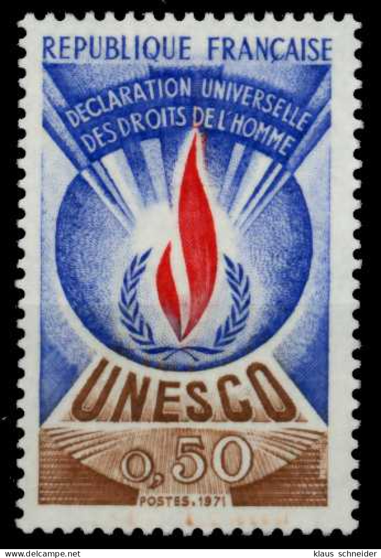 FRANKREICH DIENSTMARKEN FÜR DIE UNESCO Nr 12 Postfrisch X88CEF2 - Mint/Hinged