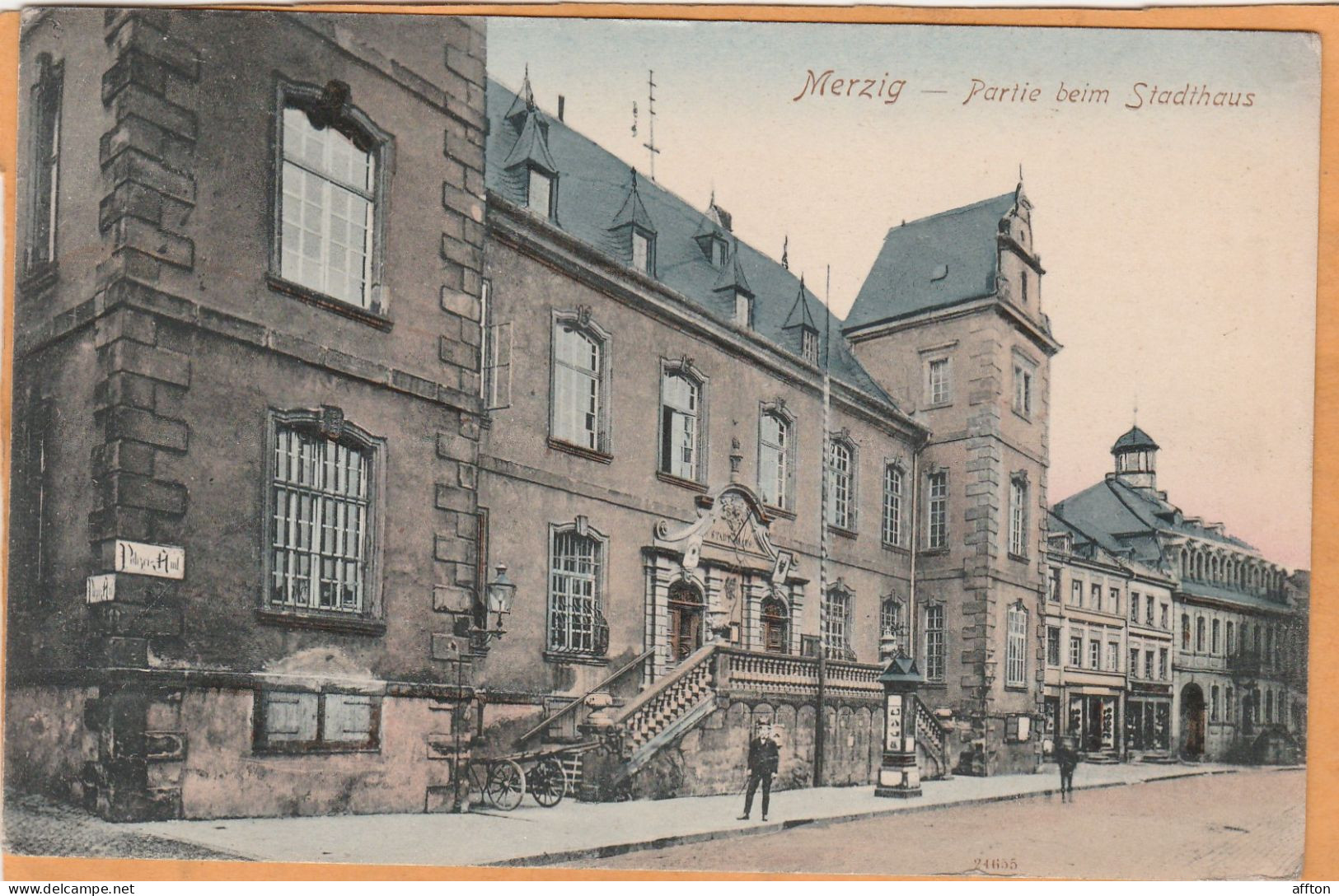 Merzig Germany 1909 Postcard - Kreis Merzig-Wadern