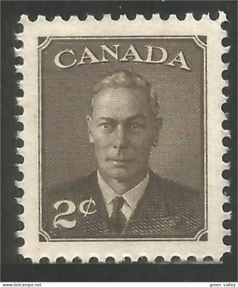 Canada 1949 George VI Sans POSTES-POSTAGE Omitted MNH ** Neuf SC (02-90b) - Royalties, Royals