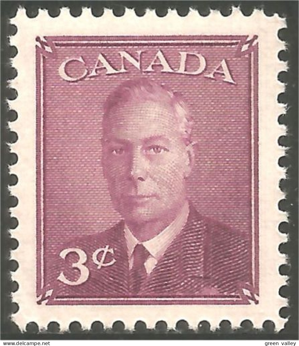 Canada 1949 George VI Sans POSTES-POSTAGE Omitted MNH ** Neuf SC (02-91a) - Nuovi