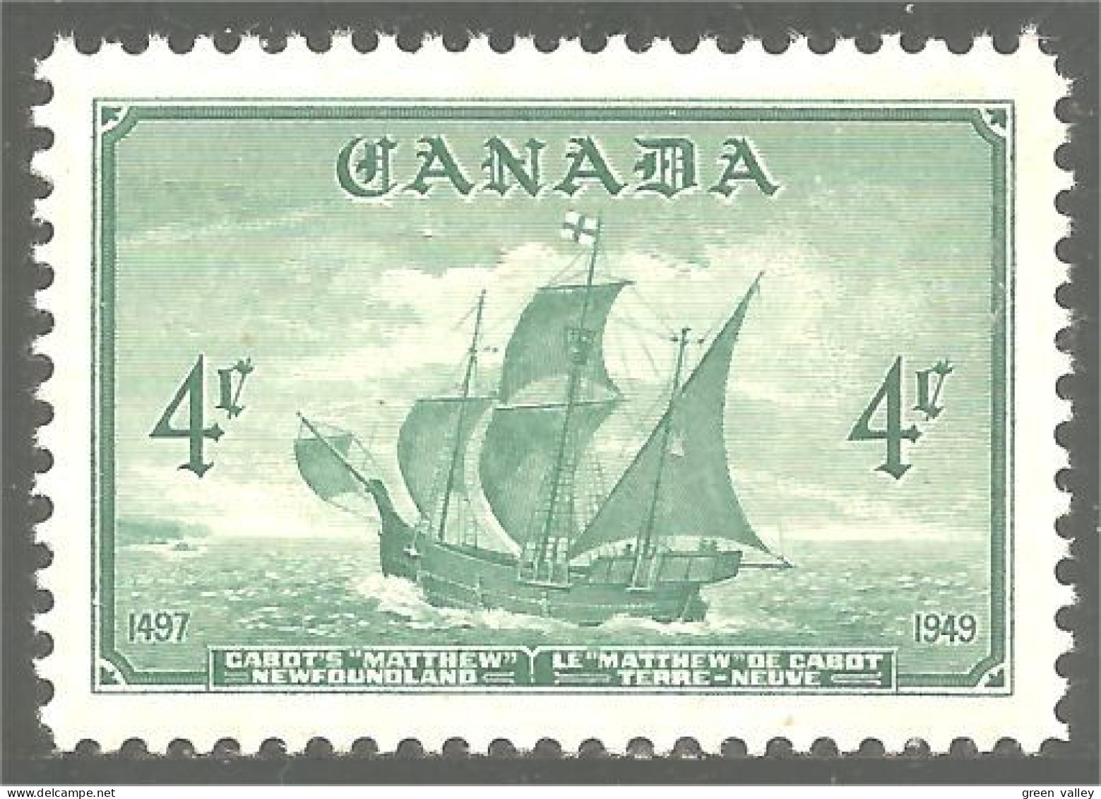 Canada Bateau Sailing Ship Schiffe John Cabot Voilier Boat Matthew MNH ** Neuf SC (02-82b) - Schiffe