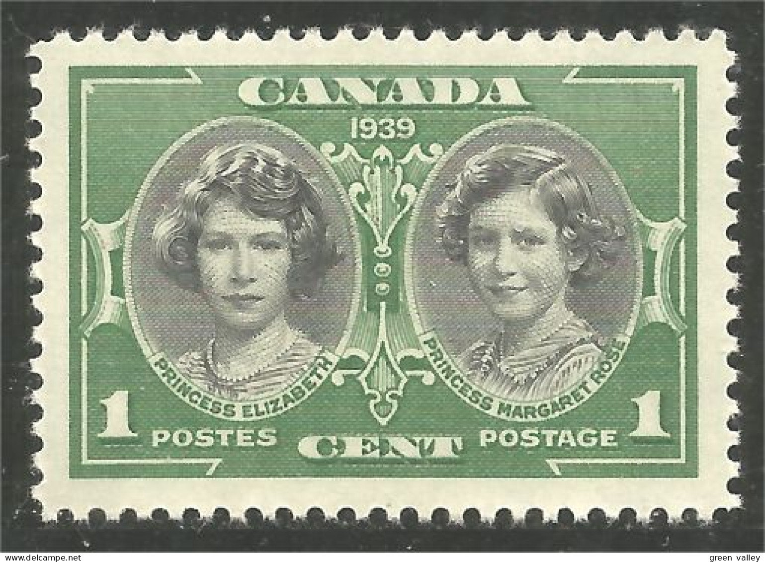 Canada 1937 Royal Visit Princesses Elizabeth Margaret MNH ** Neuf SC (02-46b) - Royalties, Royals