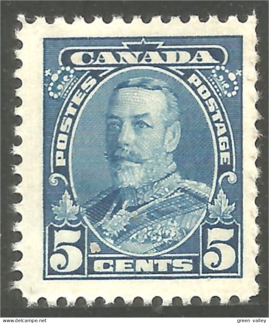 Canada 1935 George V Pictorial 5c Bleu Blue MNH ** Neuf SC (02-21-2b) - Royalties, Royals