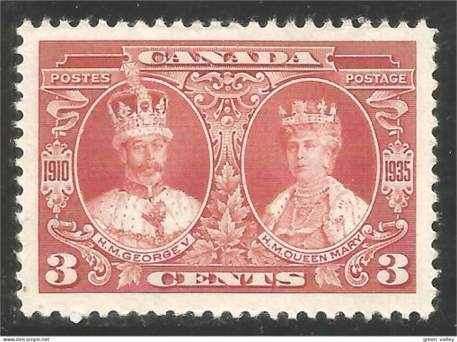 Canada 1935 George V Queen Mary Silver Jubilee MH * Neuf CH Légère (02-13-5) - Unused Stamps