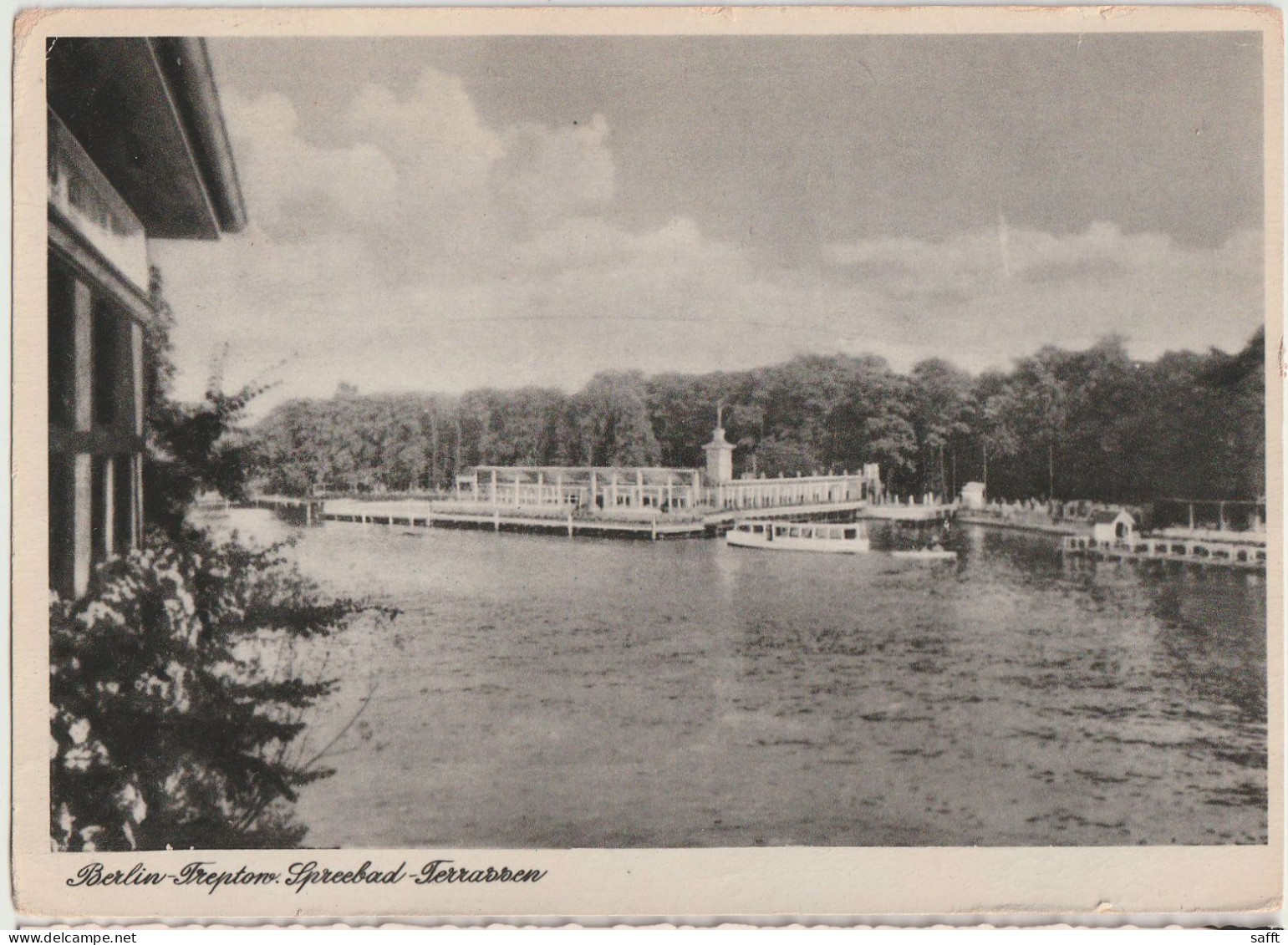 AK Berlin-Treptow, Spreebad-Terrassen 1951 - Treptow