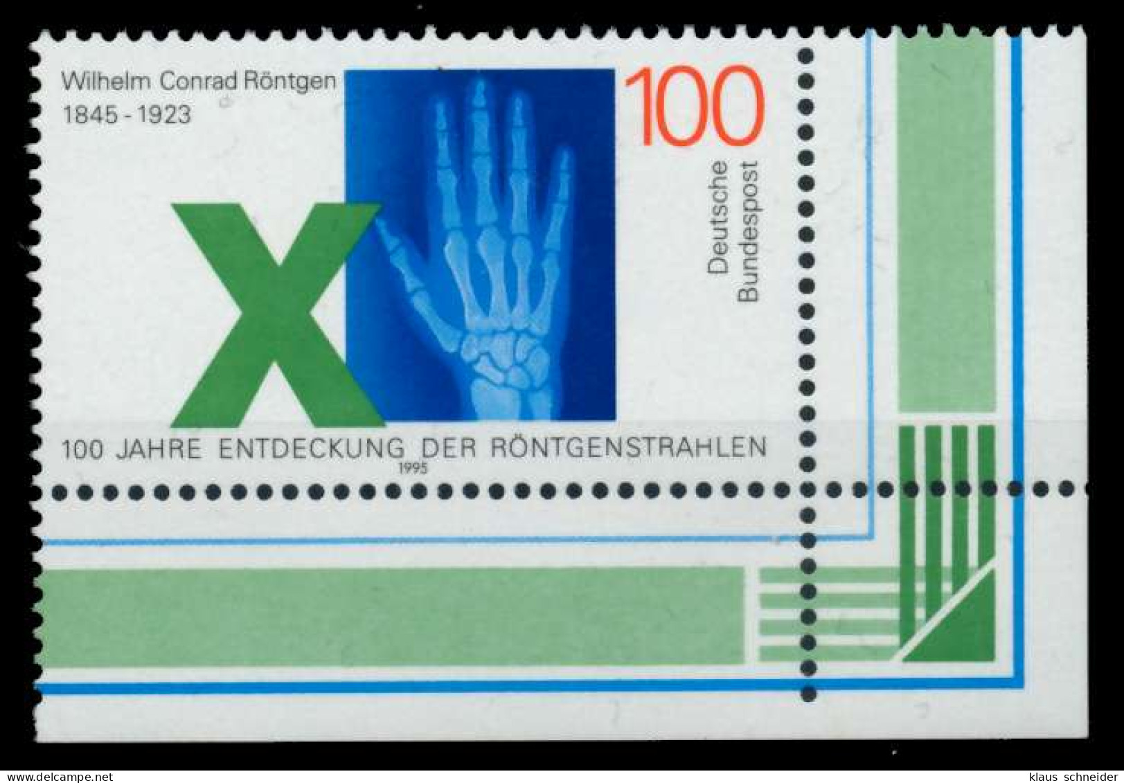 BRD 1995 Nr 1784 Postfrisch ECKE-URE X8FBBDA - Neufs
