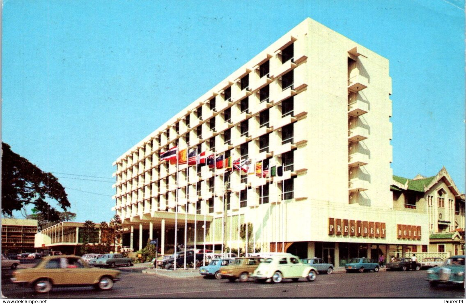 17-4-2024 (2 Z 16)  Thailand (posted To France 1970 And Re-directed)  President Hotel In Bangkok - Hotel's & Restaurants