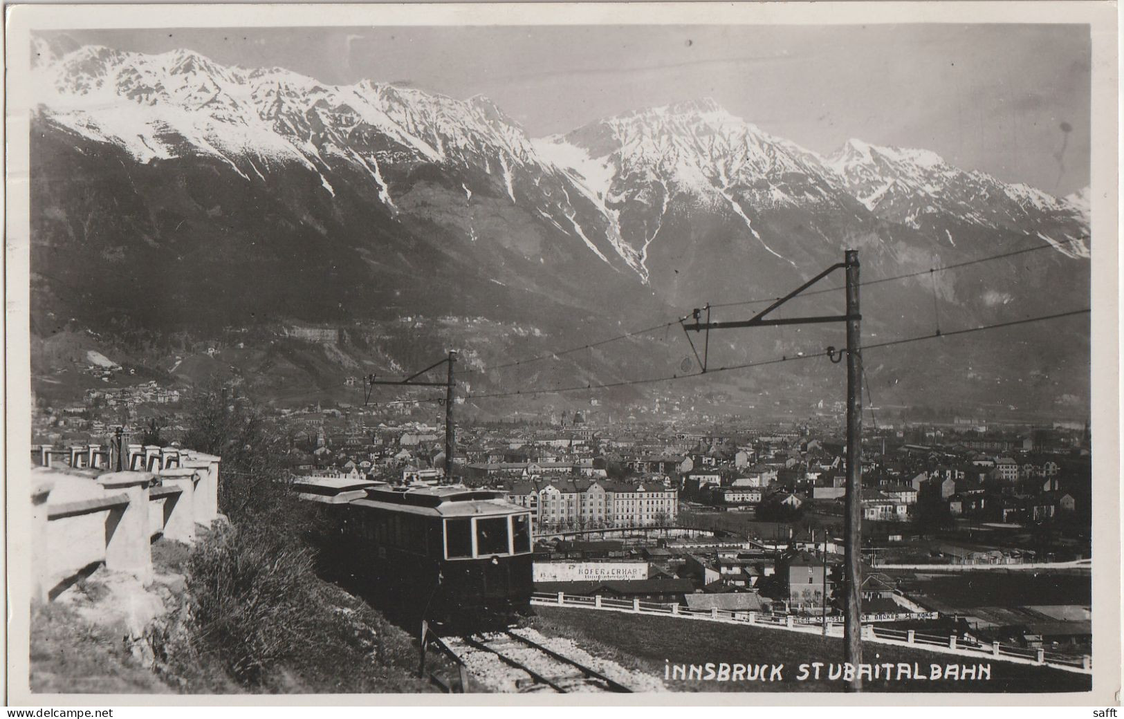 AK Innsbruck, Stubaitalbahn 1938 - Innsbruck