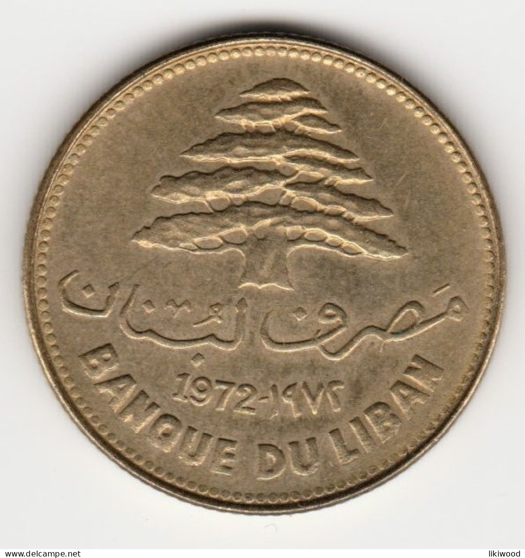 25 Piastres - 1972 - Lebanon - Liban