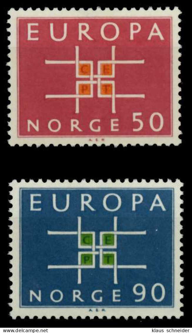 NORWEGEN 1963 Nr 498-499 Postfrisch X933C1E - Ungebraucht