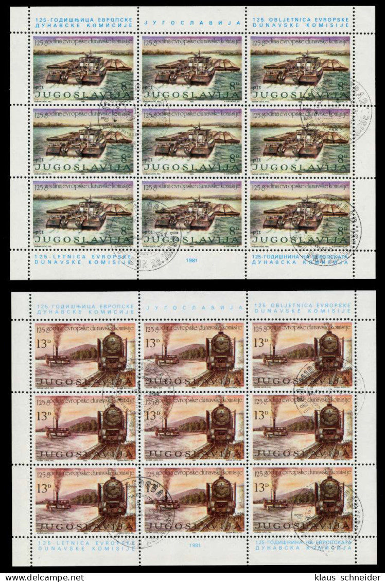 JUGOSLAWIEN Nr 1903-1904 Zentrisch Gestempelt KLEINBG S0427AE - Blocks & Sheetlets