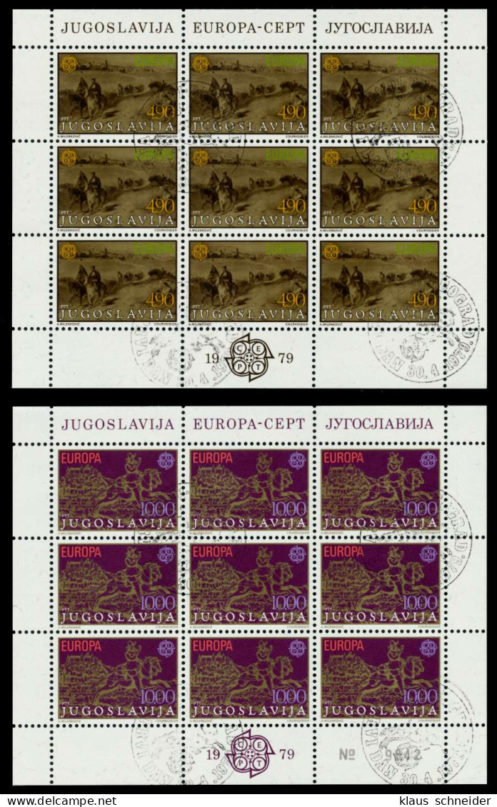 JUGOSLAWIEN Nr 1787-1788 Zentrisch Gestempelt KLEINBG S04281E - Blocks & Sheetlets