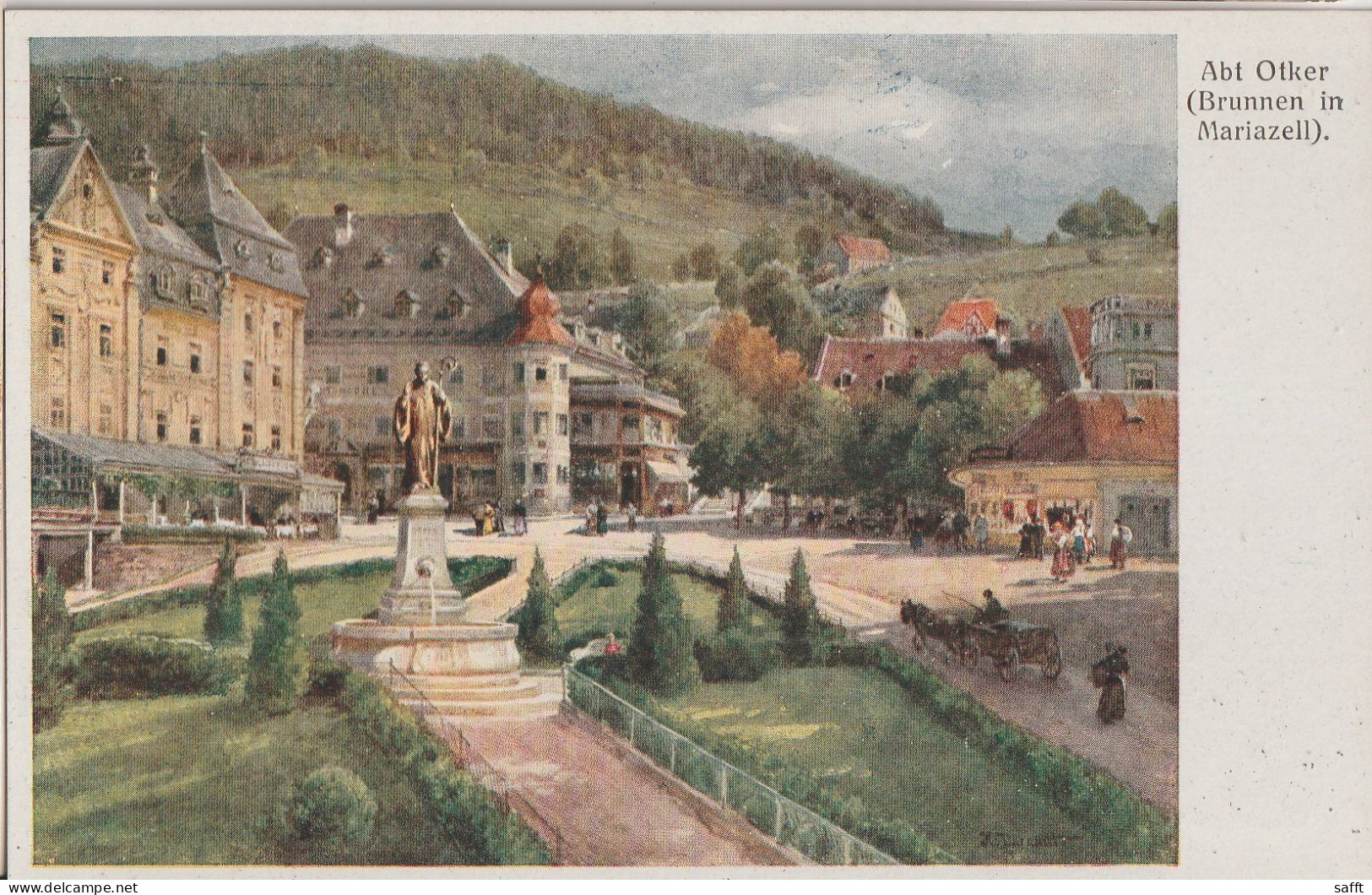 Kunst-AK Mariazell, Abt Otker, Brunnen Um 1920 - Mariazell