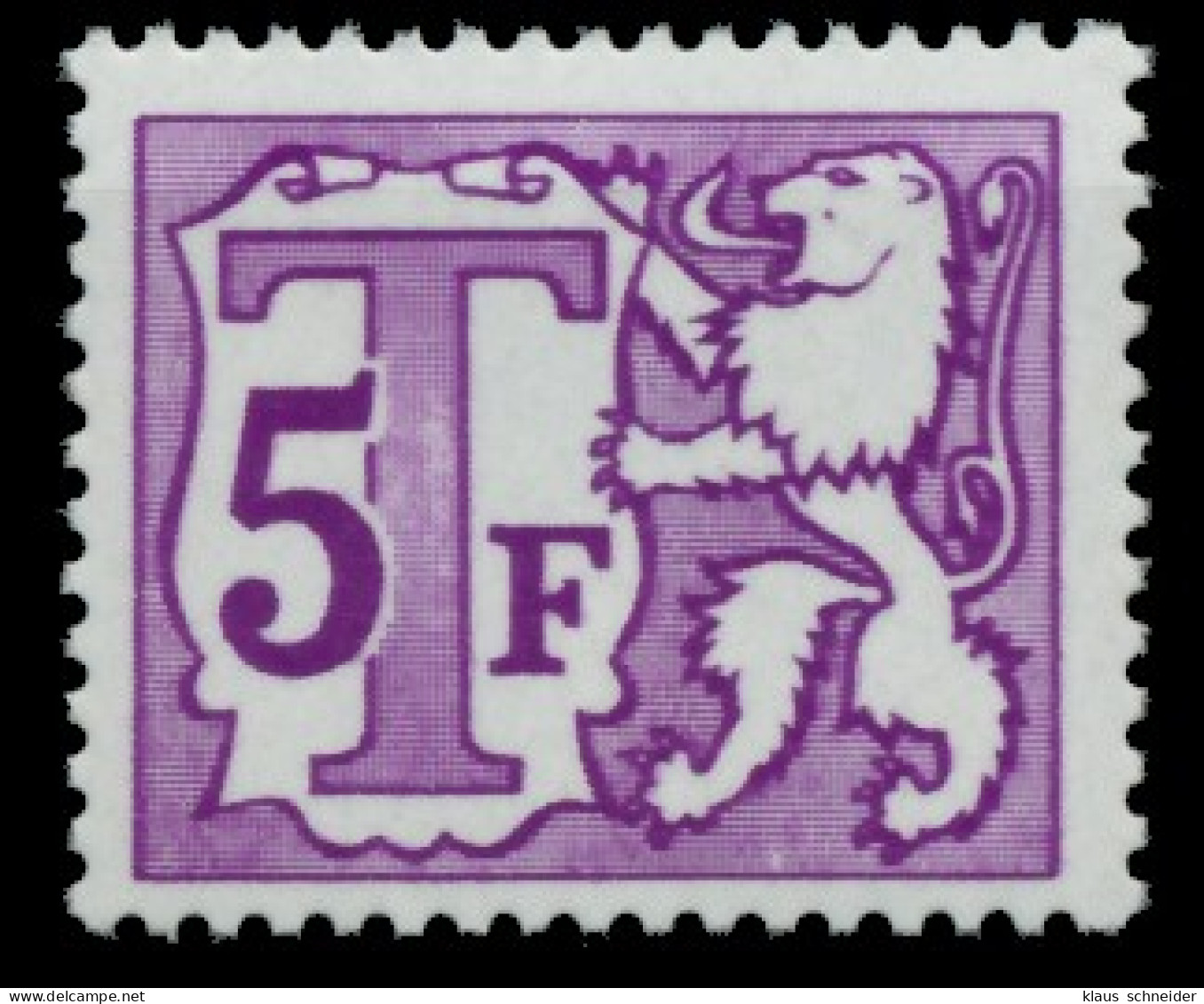 BELGIEN PORTO Nr 59v Postfrisch S04893E - Francobolli