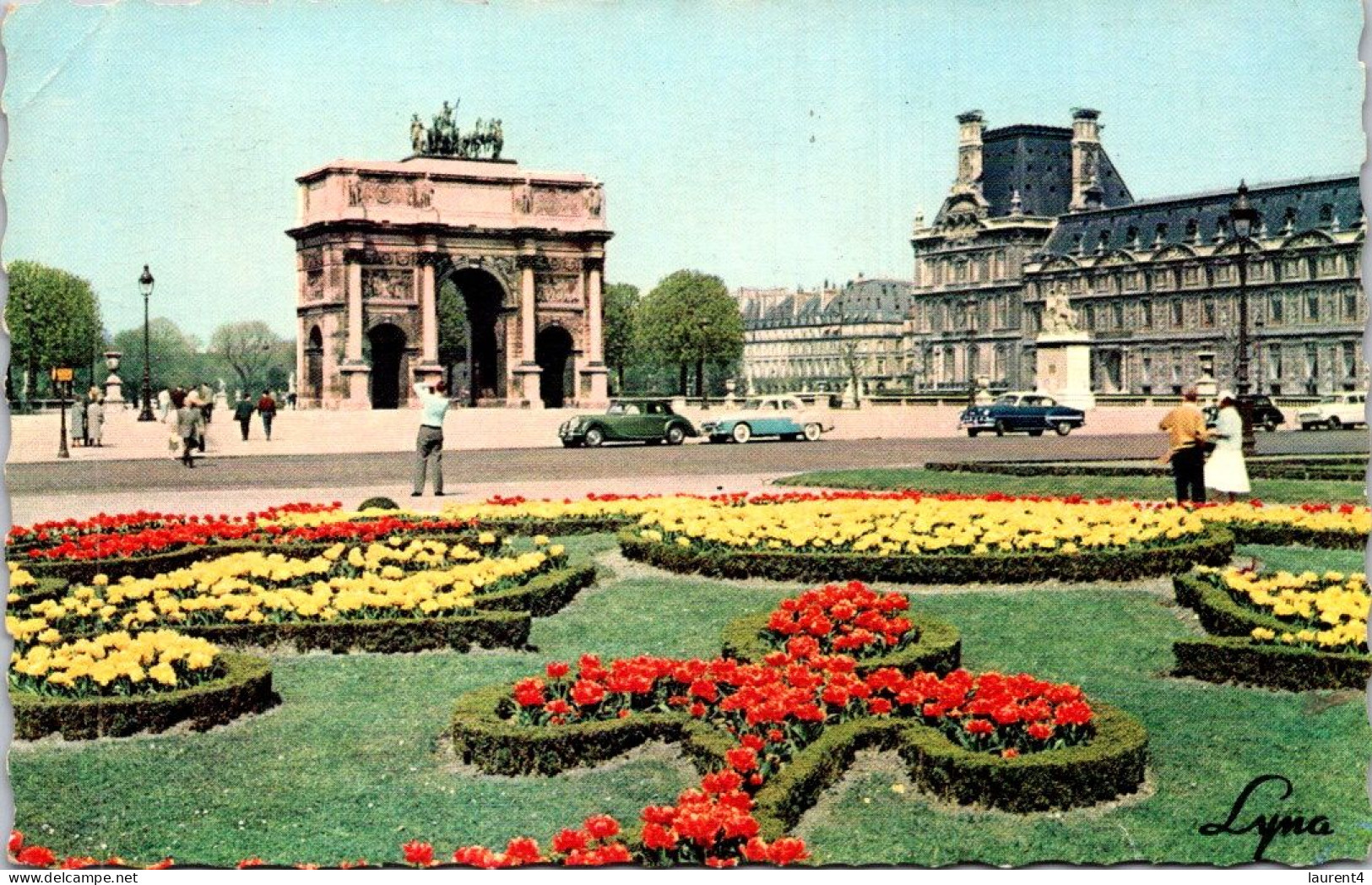 17-4-2024 (2 Z 16)  France (posred 1958) Arc De Triomphe Du Carrousel (Paris) - Monumenten