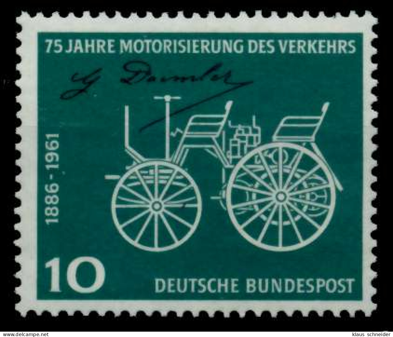 BRD 1961 Nr 363 Postfrisch S032C2A - Ungebraucht