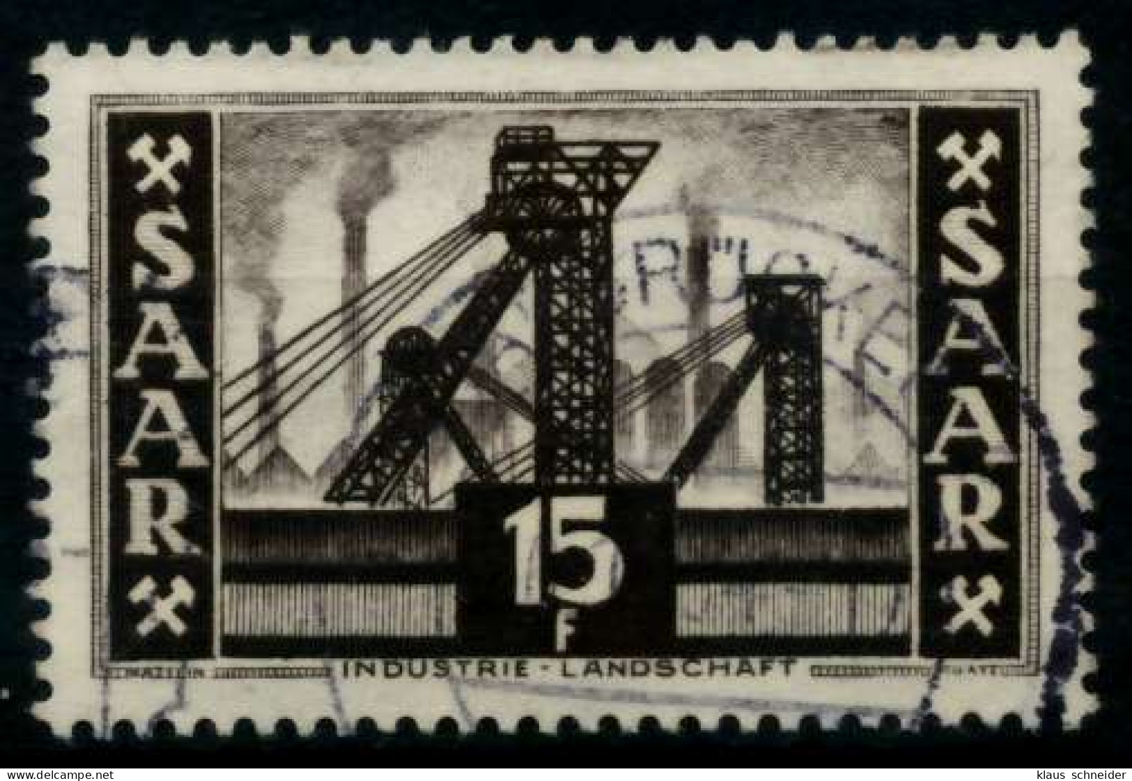 SAARLAND 1952 Nr 328 Gestempelt X9696C6 - Gebraucht