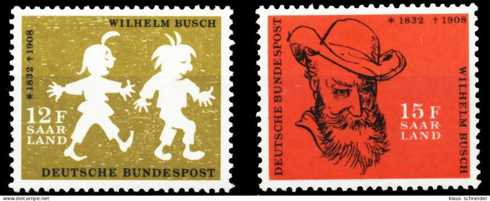 SAAR OPD 1958 Nr 429-430 Postfrisch S032E2A - Unused Stamps