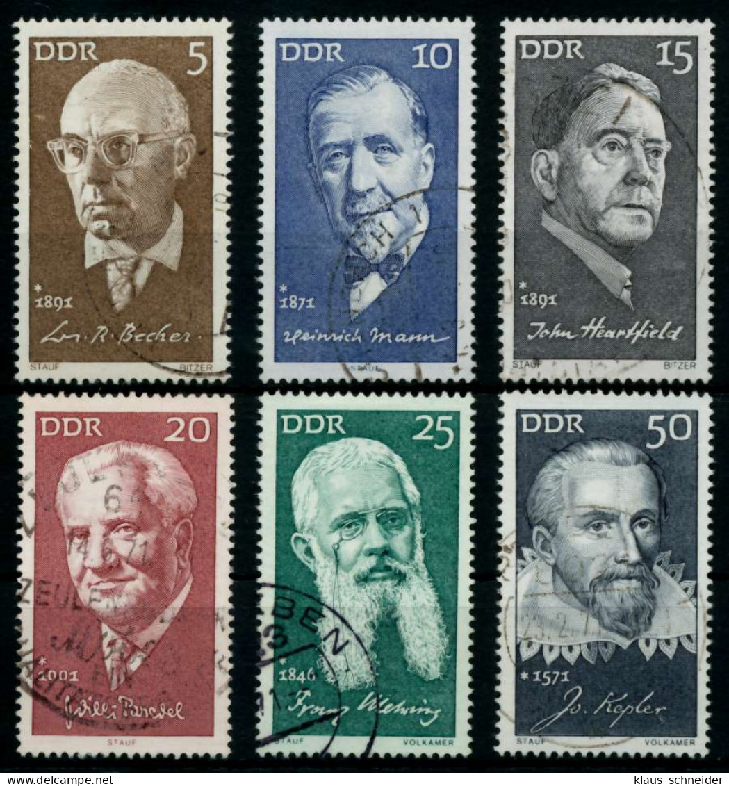 DDR 1971 Nr 1644-1649 Gestempelt X98622E - Oblitérés