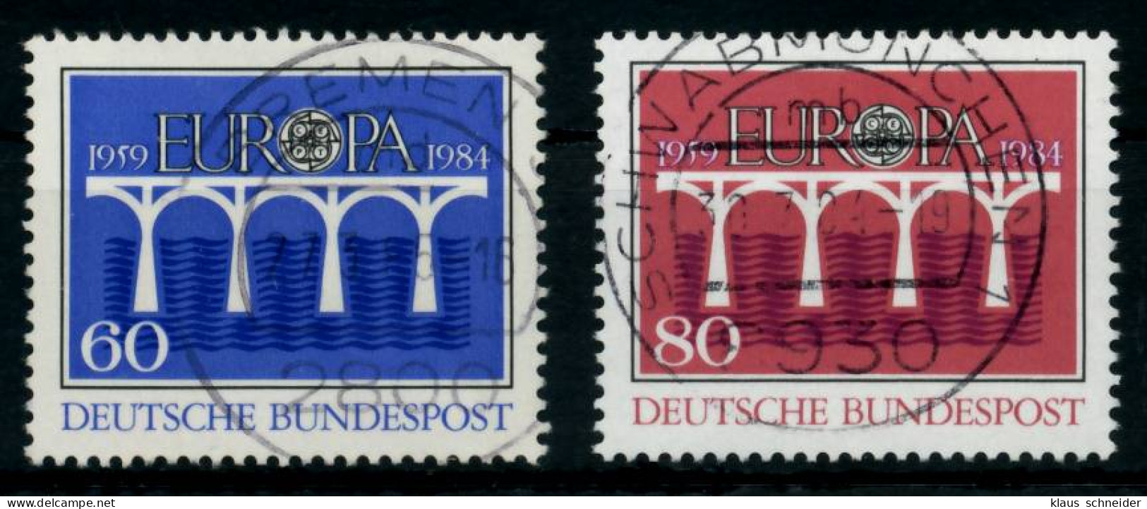 BRD BUND 1984 Nr 1210-1211 Zentrisch Gestempelt X6A64C2 - Used Stamps