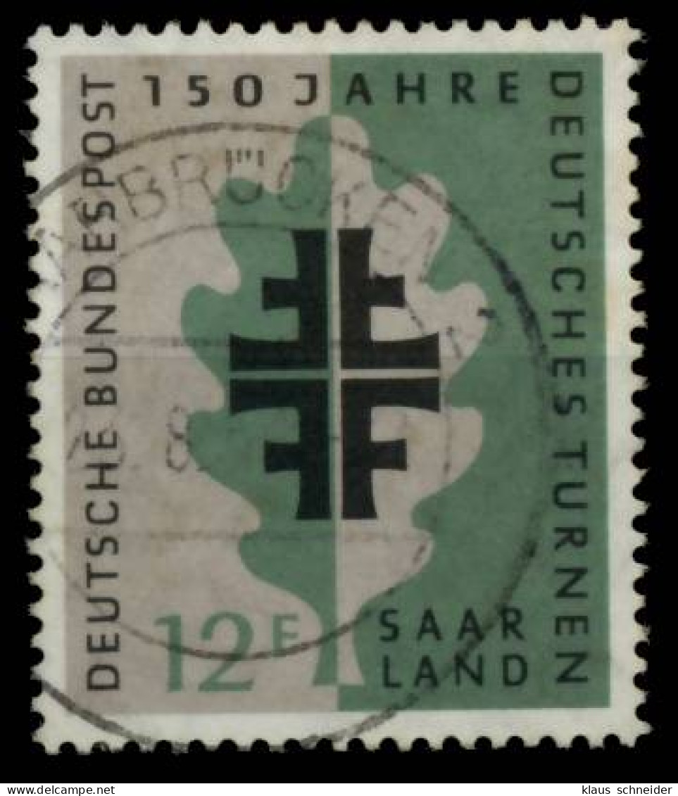 SAAR OPD 1958 Nr 437 Zentrisch Gestempelt X6AF9F6 - Used Stamps