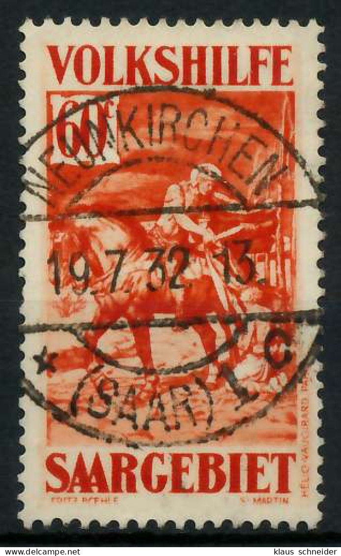 SAARGEBIET 1931 Nr 152 Zentrisch Gestempelt Gepr. X7B0E02 - Used Stamps