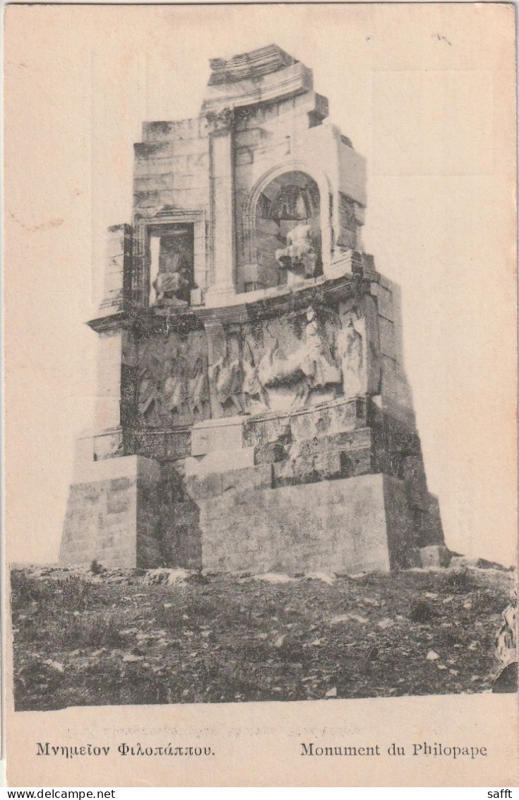 AK Athen, Monument De Philopape Um 1920 - Griechenland