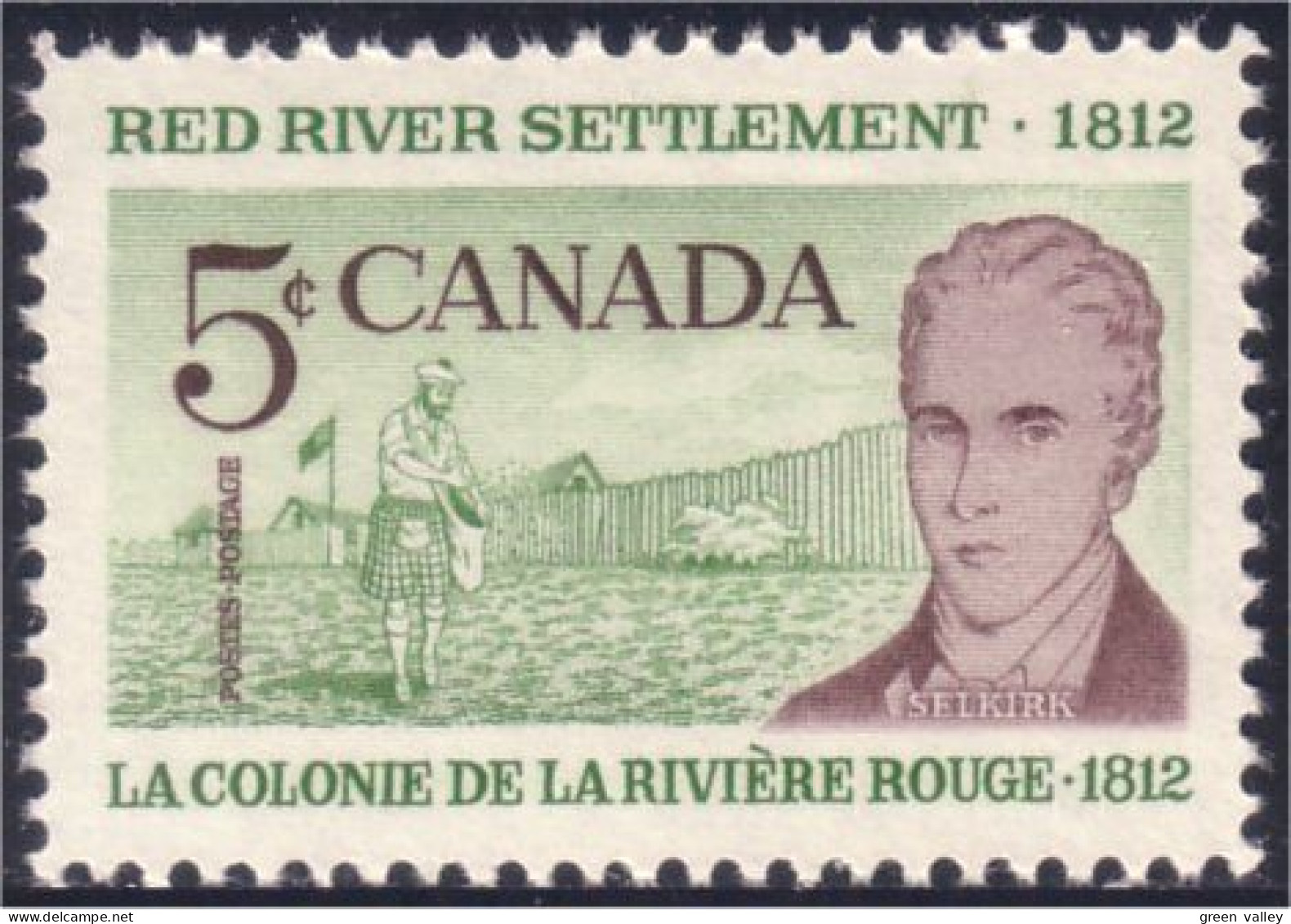 Canada Red River Riviere Rouge MNH ** Neuf SC (03-97a) - Unused Stamps